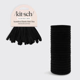 Elastic Hair Ties 20 Piece Set - Black