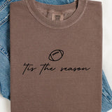 Brown Tis the Season Football Tee