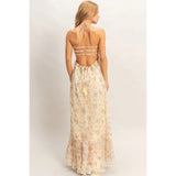 Yellow Blooming Beauty Maxi Dress