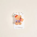 Star Spangled Bear Claw Clip