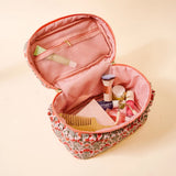Everblooming Dusty Rose Glam & Go Cosmetic Bag