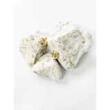 Gold Rhinestone Star Hoop Earrings