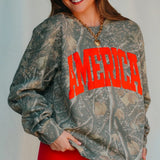America Camo Sweatshirt