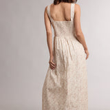 Mocha Pretty Little Secret Midi Dress