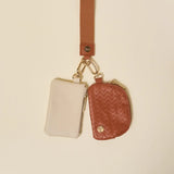 Brown Dynamic Duo Wristlet