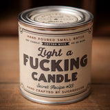 Light A Candle Soy Paint Can Candle