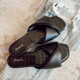 Elsie Black One Band Slide