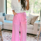 Kristy Bubblegum Palazzo Pants