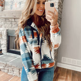 Southwestern Feels Buttoned Fleece