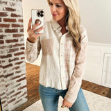 Flash A Smile Natural CB Button Up