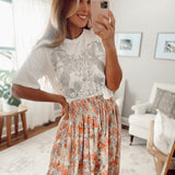 FF Ivory Mermaid Cropped Tee