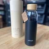 Water Bottle with Bamboo Lid