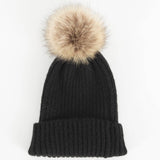 Minimalist Pom Ribbed Beanie